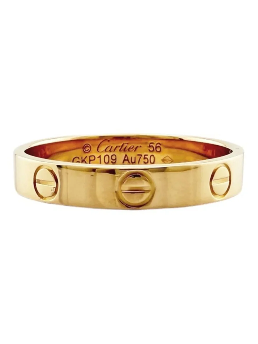 Cartier Mini Love Ring 18K Gold 18K Pink Vintage